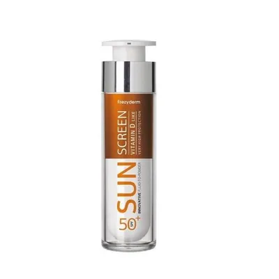 Obrázok produktu pre Frezyderm opaľovací krém Fluid to Powder s vitamínom D SPF 50+ 50ml