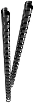 Immagine prodotto di Genie 12367 GENIE Spiralbinderücken 6mm schwarz 25 Stk