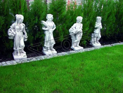 Produktbild von Junge 75cm Figur Statue Figuren Skulptur Statuen Garten Dekoration Deko 326