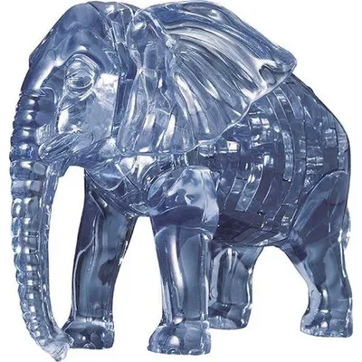 Produktbild von Crystal Puzzle: Elefant