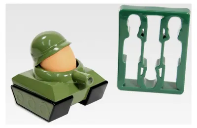 Produktbild von Eierbecher Set Egg-Splode Grün, aus Kunststoff, 2 Stück