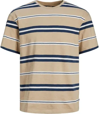 Produktbild von Jack & Jones Blusteven Kurzarm-t-shirt Beige M Mann Beige M