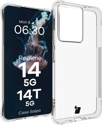 Produktbild von Flexible Handyhülle für Realme 14 5G / 14T 5G, Bizon Case Salpa, Transparent