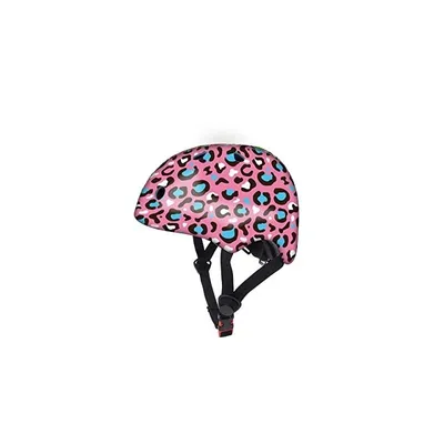 Zdjęcie produktu dla Dziecięcy kask regulowany DEQUBE Csaco, dziecięcy kask unisex, różowy, rozmiar regulowany DEQUBE