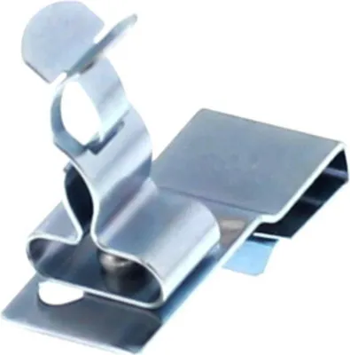 Productafbeelding van CONTA-CLIP EMV-klem op montagevoet SABKM, afschermklem voor busbar, 10,0 x 3,0 mm, afschermdiameter 3,0 mm - 12,0 mm