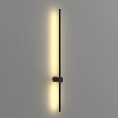 Obrázek produktu pro MasterLED LED nástěnné světlo - 17W - 4000K neutrální bílá - 120cm - černé - jasné osvětlení zrcadla a koupelny - moderní design