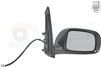 Produktbild von VAN WEZEL 5466808 Außenspiegel Seitenspiegel Rechts für TOYOTA PRIUS Liftback (NHW20) Konvex Beheizt