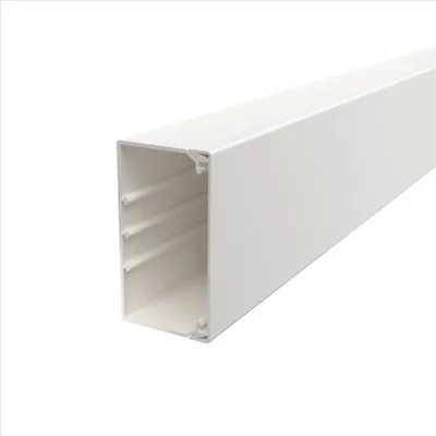 Produktbild von OBO Wand- und Deckenkanal mit Oberteil, 60 x 110 mm, Länge 2 m, reinweiß