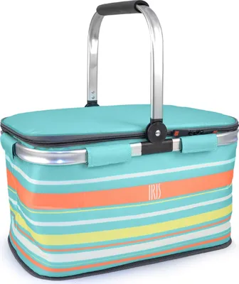 Image de Panier Pique-nique Isotherme 20 L Bleu - Picnic Summer - Iris