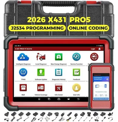 Image de Valise diagnostic auto - LAUNCH - X431 Pro5 - Codage ECU - J2534 - 50+ fonctions