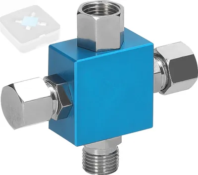 Produktbild von Kompakter Dreiwegeanschluss Vielseitiger Airbrush-Kompressor-Splitter fuer verbesserte Leistung beim Airbrushen mit mehreren Werkzeugen