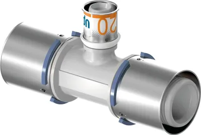 Obrázek produktu pro UPONOR S-Press, T-kus, redukovaný, PPSU, 40-20-40, 1 ks.