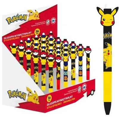 Produktbild von Pokemon długopis wymazywalny automatyczny, display 36 sztuk