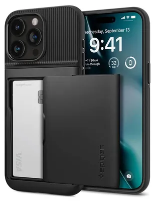 Obrázok produktu pre Spigen ACS06728, Ochranný obal, Apple, iPhone 15 Pro, 15,5 cm (6.1"), Čierna