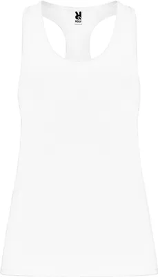 Produktbild von Roly CA6656 | Damen Shirt Aida Woman Tank Top - Farbe: White 01 - Größe: S