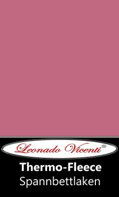 Produktbild von Thermofleece Spannbettlaken 120-130x200 cm Rosa Warm Winter Komfort mit Rundumgummi