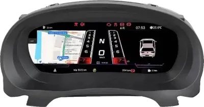 Obrázek produktu pro LCD digitální přístrojová deska, virtuální přístrojová deska kokpitu, 10,25 palců, vícejazyčná podpora, pro Sharan 12-19 let