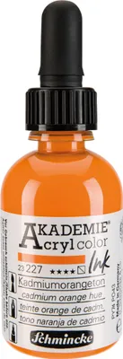 Produktbild von Schmincke Akademie Acryl color Ink 50ml Kadmiumorangeton 23227024
