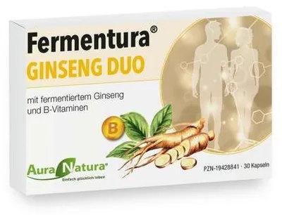 Produktbild von Auranatura Fermentura Ginseng Duo Kapseln 30 St