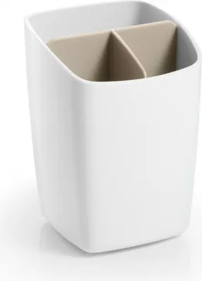 Obrázok produktu pre TESCOMA Držiak na zubné kefky Tumbler na zubné kefky plastový biely
