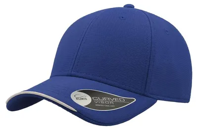 Produktbild von Atlantis Headwear - "Estoril" Baseball-Mütze LT980 (Einheitsgröße) (Königsblau)