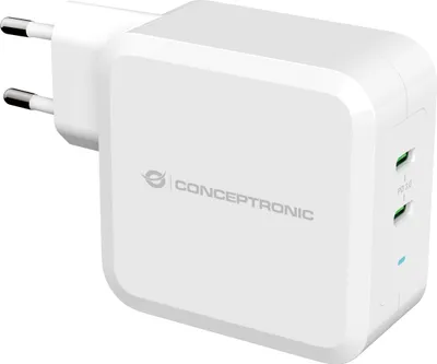 Zdjęcie produktu dla Conceptronic ALTHEA08W 2-portowa ładowarka USB-C 100 W GaN