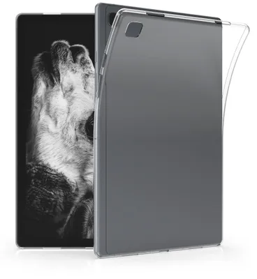 Produktbild von kwmobile Hülle kompatibel mit Samsung Galaxy Tab A7 10.4 (2020) Hülle - weiches TPU Silikon Case transparent - Tablet Cover Transparent