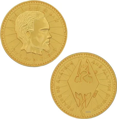 Produktbild von The Elder Scrolls Sammelmünze Septim Misty Gold Edition