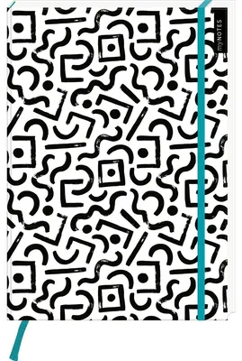 Produktbild von myNOTES Notizbuch A4: Black and White 80ies