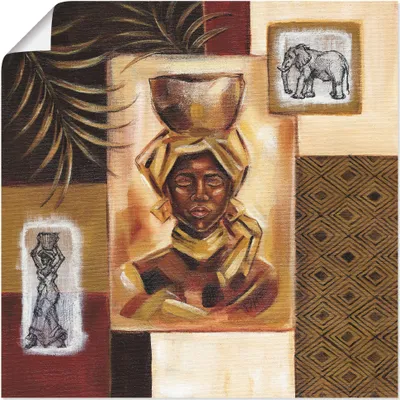 Produktbild von ARTland Poster Aus Afrika I Größe: 50x50 cm