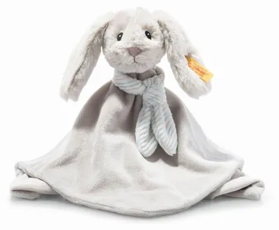 Produktbild von Steiff Hoppie Hase Schmusetuch 26 hellgrau