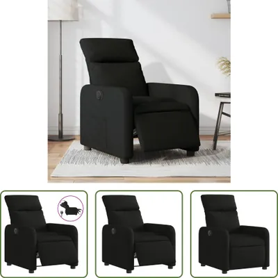 Obrázek produktu pro The Living Store Lehátko Electric Black Fabric