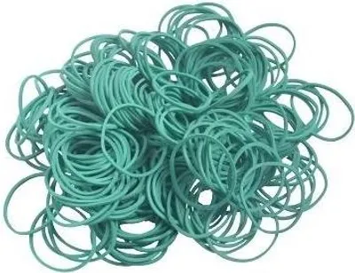 Zdjęcie produktu dla Gumki recepturki  80mmx1,5x6,0 zielone - 1kg