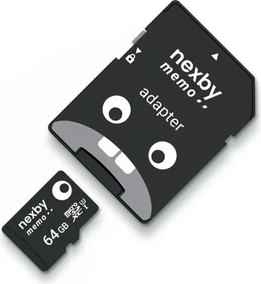 Obrázok produktu pre Pamäťová karta Nexby micro SDHC 64 GB triedy 10 s adaptérom