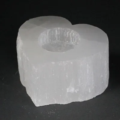 Imagen del producto de Candelero Selenite corazón