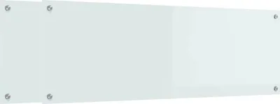 Obrázek produktu pro vidaXL Kuchyňská zástěna 2 ks bílá 120 x 40 cm tvrzené sklo