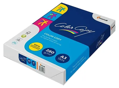 Produktbild von Farblaserpapier Color Copy satiniert A3 280 g/qm weiß VE=150 Blatt