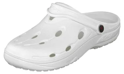 Obrázek produktu pro Hittcher Damen Clogs Gummisohle weiß