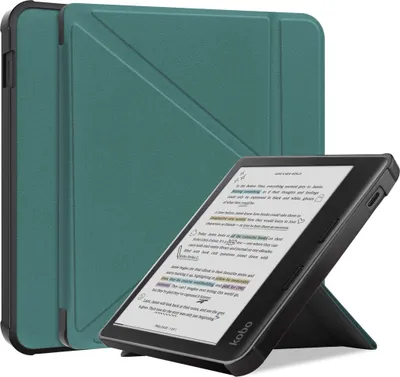Obrázek produktu pro imoshion Skládací kryt pro Kobo Libra Colour - tmavě zelený