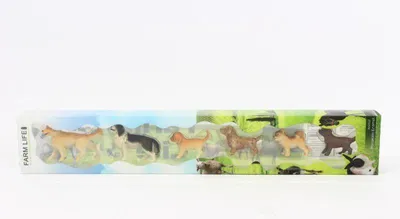 Image de Animaux chiens 6pcs/pop KZ956-007F 07970