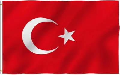 Immagine prodotto di Bandiera Turchia con occhielli bandiera 150x90 occhielli in metallo resistente alle intemperie asta per bandiere