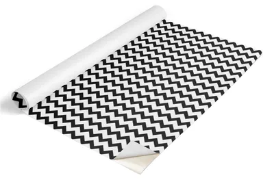 Produktbild von Tulup Möbelfolie - Klebefolie Möbel - Selbstklebende Folie 65x130 cm - Möbelfolie Schrank - Folie für Möbel - Möbelfolie Küche - Wasserdicht - Abwaschbar - Selbstklebend - Luftblasenfrei - Zickzackmuster