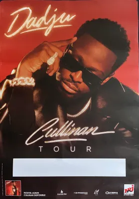 Immagine prodotto di DADJU - Tournée Cullinan - LOCANDINA / POSTER - 68x95 cm
