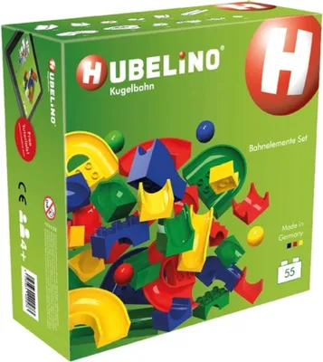 Obrázek produktu pro Hubelino 55-Piece Run Elements Set, Kuličkové dráhy, 4 rok/roky, ABS umělá hmota, 55 kusů