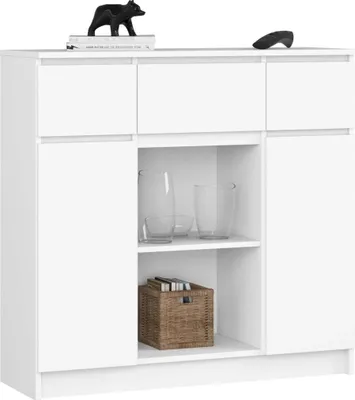 Obrázok produktu pre Komoda so šuplíkmi a dvierkami JUNIPER - biela