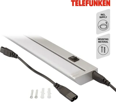 Produktbild von LED Unterbauleuchte 8,5 W titanfarbig schwenkbar erweiterbar Telefunken