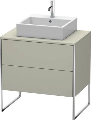 Produktbild von Waschtischunterbau XSQUARE 778x800x548mm taupe seidenmatt 778 x 800 x 548 mm taupe seidenmatt