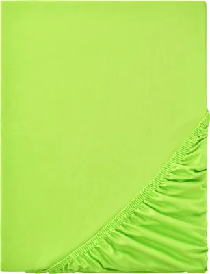 Produktbild von Mikrofaser Spannbettlaken Spannbetttuch in vielen Größen und Farben, 120x200cm Apfel grün