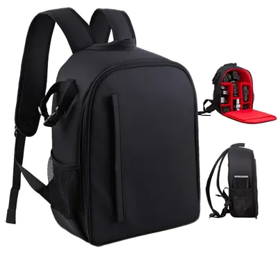 Immagine prodotto di Omgoods - Zaino impermeabile per fotocamere DSLR/SLR, con accessori