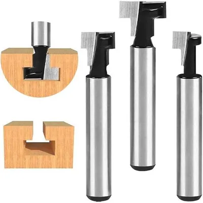 Immagine prodotto di Set di viti a T da 8 mm, 3 pezzi (7,93/9,52/12,7 mm) con accessori, per utensili elettrici.